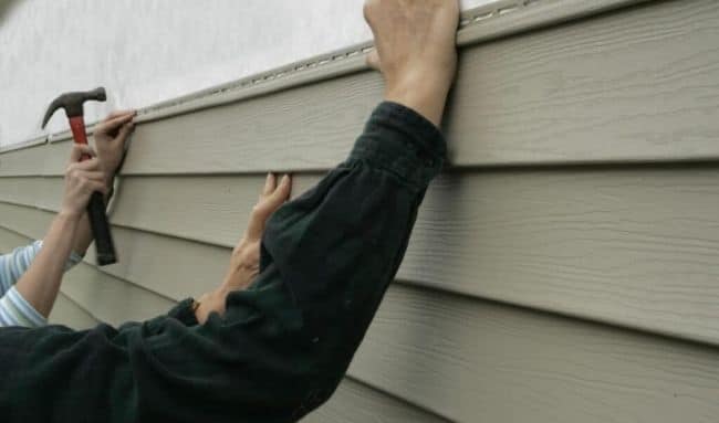 House siding repair project photo 2.