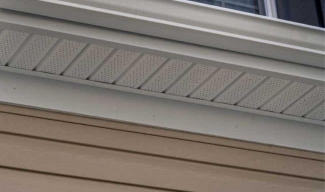 Soffit and fascia metal replacement project photo 3.