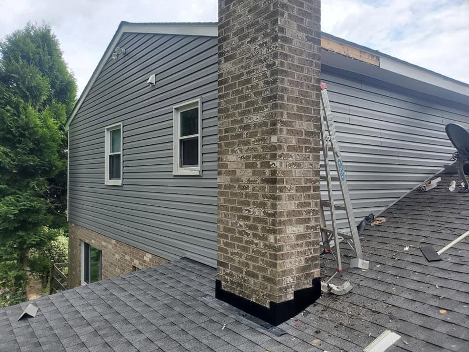 Roofing project by The Grace Family Roofing Company demonstrating expert residential roofing services in Pennsylvania.